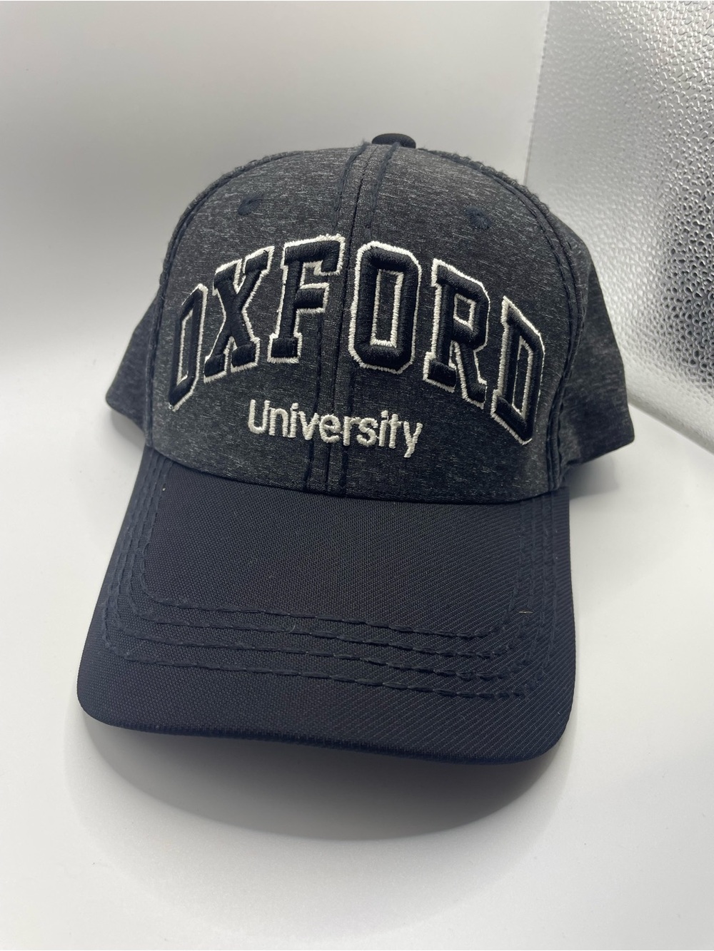 Oxford University Robin Ruth Heather Charcoal Embroidered Baseball Cap